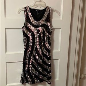 Formal Black and Silver Dress